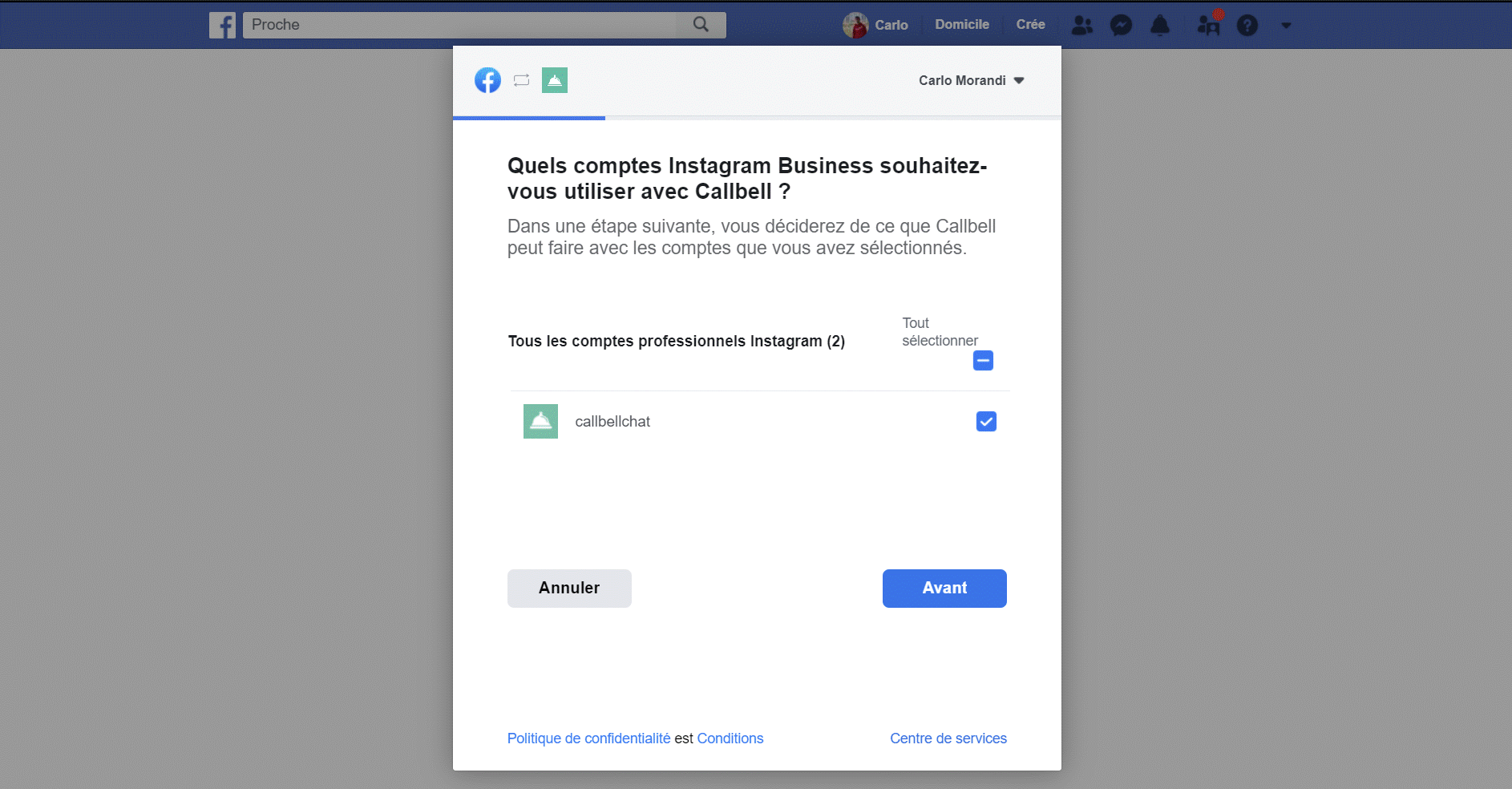 Instagram Direct - Comment intégrer Instagram Direct à Callbell – Callbell, image size:1886x984